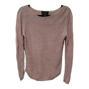 Tahari Pink Crew Neck Sweater